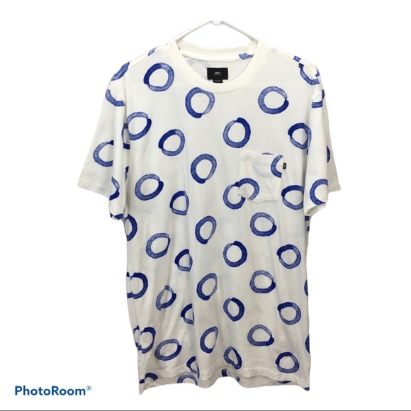 Obey Other - Obey Blue O Pocket Tee Medium